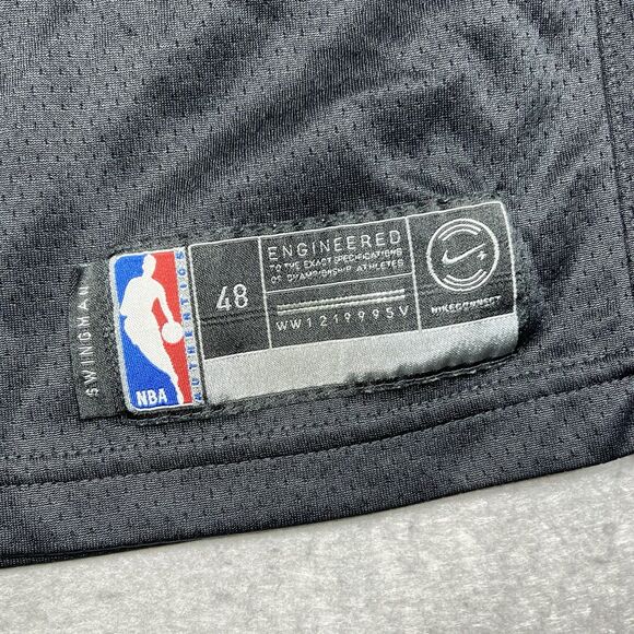 Nike NBA Brooklyn Swingman Jersey Kyrie Irving #11 Men's Black Size 48 Polyester - Picture 8 of 12